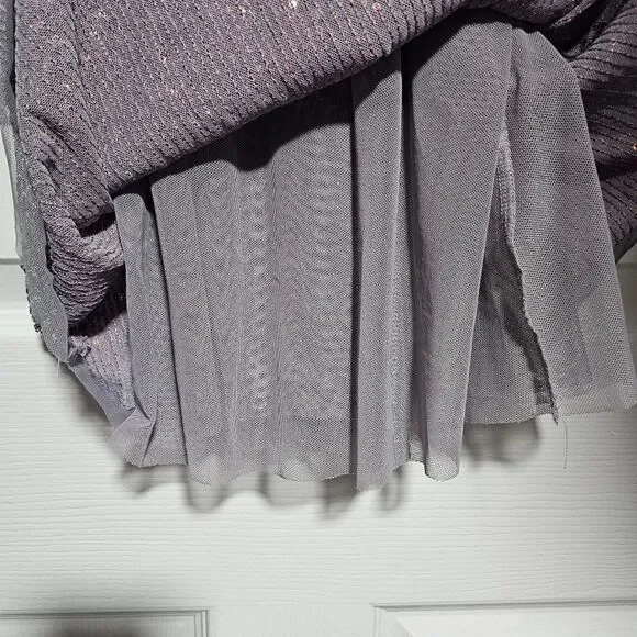 Intimately Free People Gold Rush Lilac Iridescent Mini Slip Dress Size Small - Picture 7 of 11